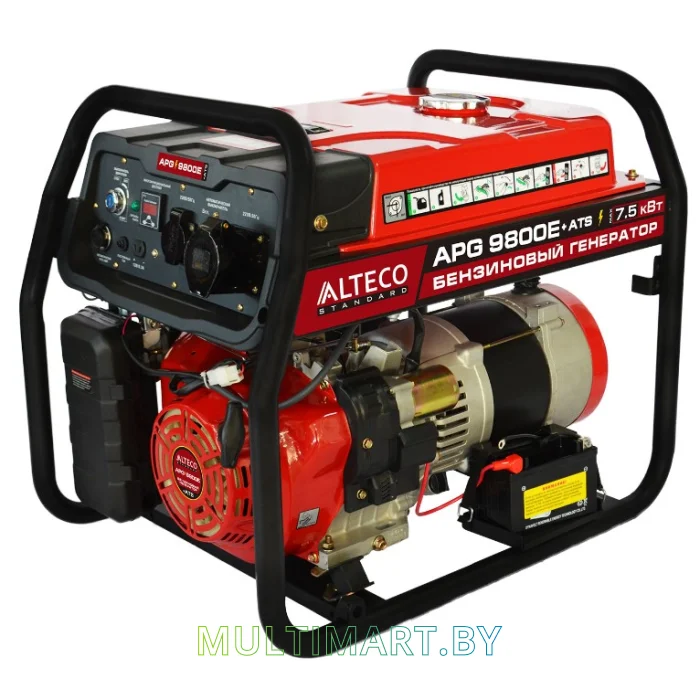 Бензиновый генератор Alteco APG 9800 E + ATS